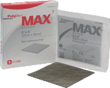 1045: MAX Silver 4” x 4” Non-Adhesive Pad Dressing